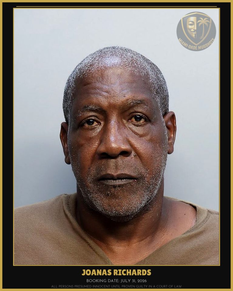 Richards Joanas Fitzroy Arrested – Miami-Dade County (July 31, 2026)