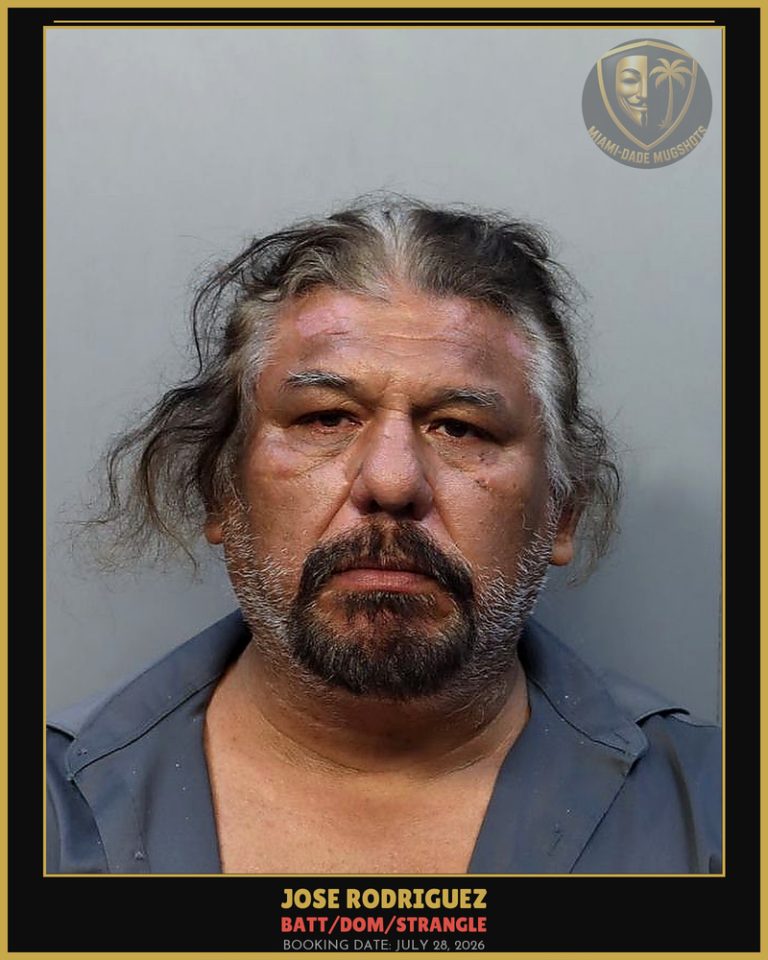Rodriguez Jose Luis Arrested – BATT/DOM/STRANGLE – Miami-Dade County (July 28, 2026)