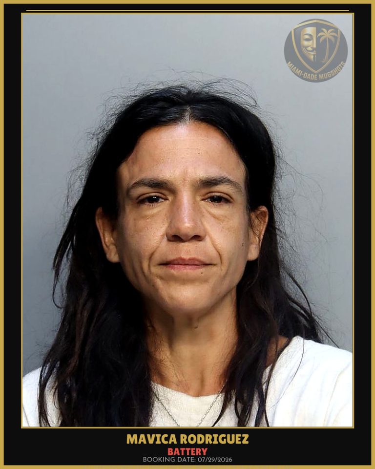 Rodriguez Mavica Arrested – BATTERY – Miami-Dade County (July 29, 2026)