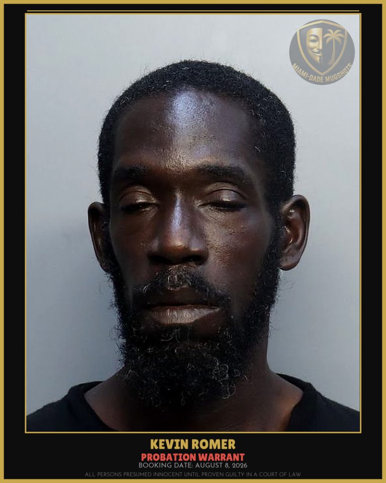Romer Kevin  Lamont Arrested – PROBATION WARRANT – Miami-Dade County (August 8, 2026)