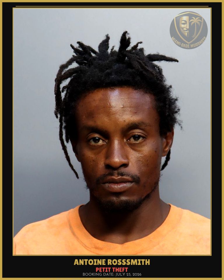 Rosssmith Antoine Blair Arrested – PETIT THEFT – Miami-Dade County (July 23, 2026)