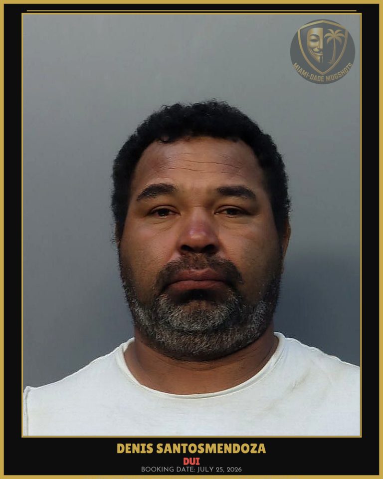 Santosmendoza Denis Arrested – DUI – Miami-Dade County (July 25, 2026)