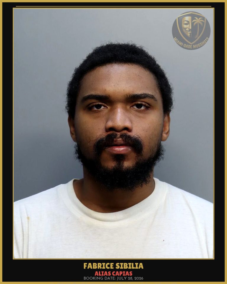 Sibilia Fabrice  Patrick Arrested – ALIAS CAPIAS – Miami-Dade County (July 28, 2026)