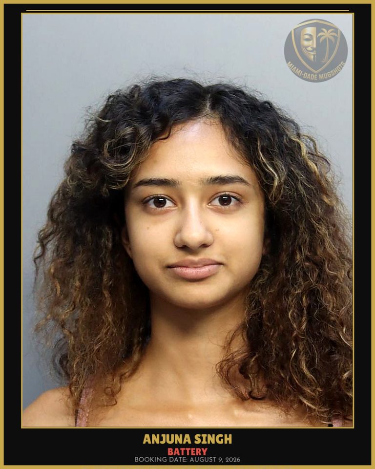 Singh Anjuna Arrested – BATTERY – Miami-Dade County (August 9, 2026)