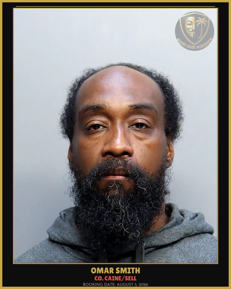 Smith Omar  Maurice Arrested – Co. Caine/SELL – Miami-Dade County (August 5, 2026)