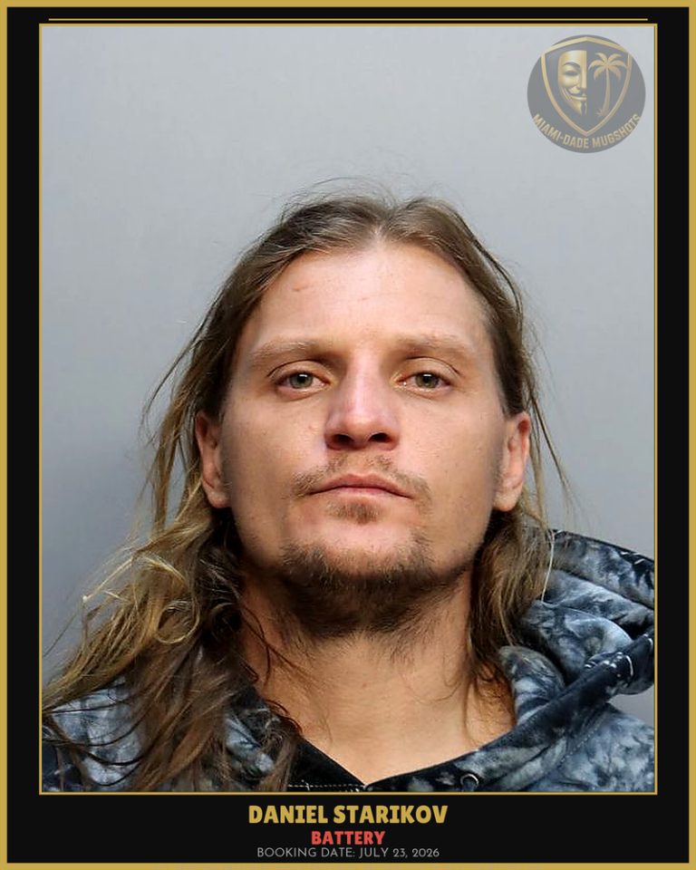 Starikov Daniel Valerivich Arrested – BATTERY – Miami-Dade County (July 23, 2026)