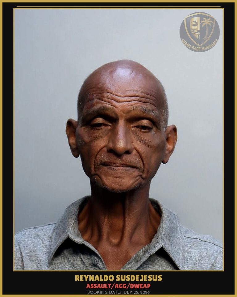 Susdejesus Reynaldo Arrested – ASSAULT/AGG/DWEAP – Miami-Dade County (July 25, 2026)