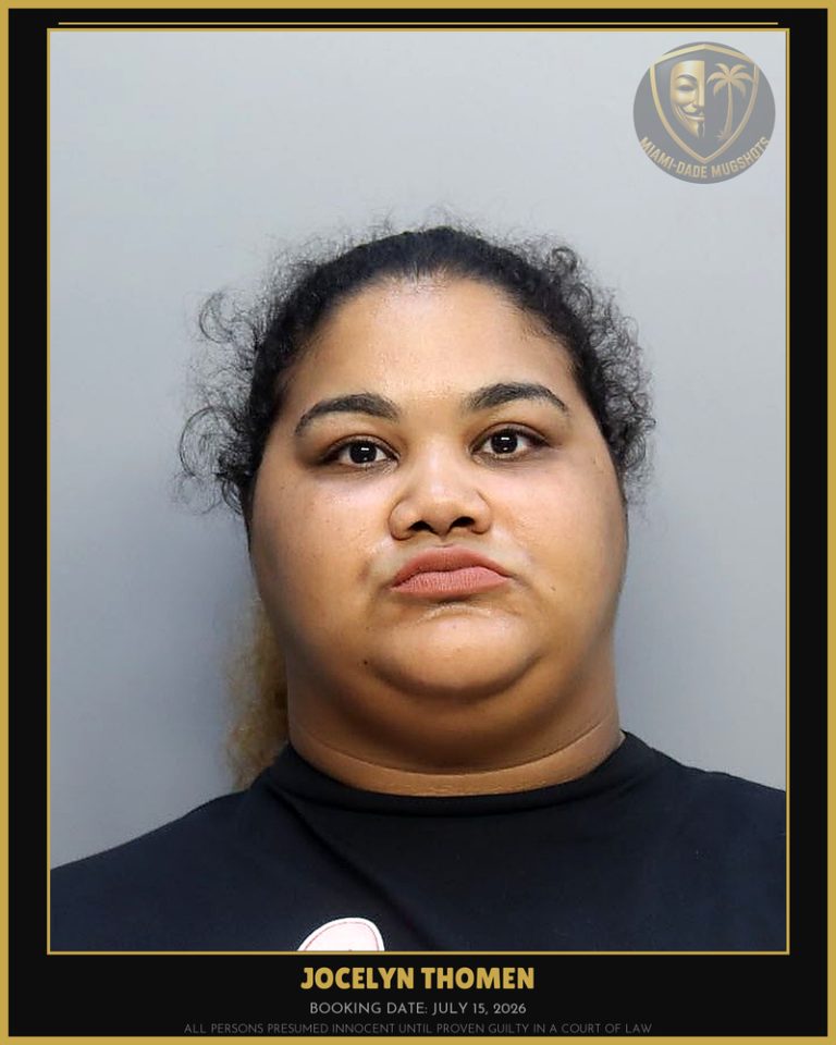 Thomen Jocelyn Liandra Arrested – Miami-Dade County (July 15, 2026)