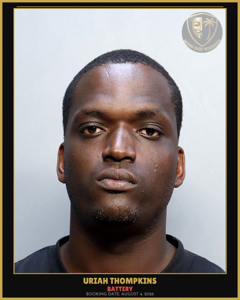Thompkins Uriah  Tyron Arrested – BATTERY – Miami-Dade County (August 4, 2026)