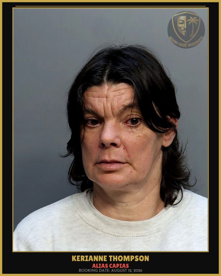 Thompson Kerianne  Marie Arrested – ALIAS CAPIAS – Miami-Dade County (August 12, 2026)
