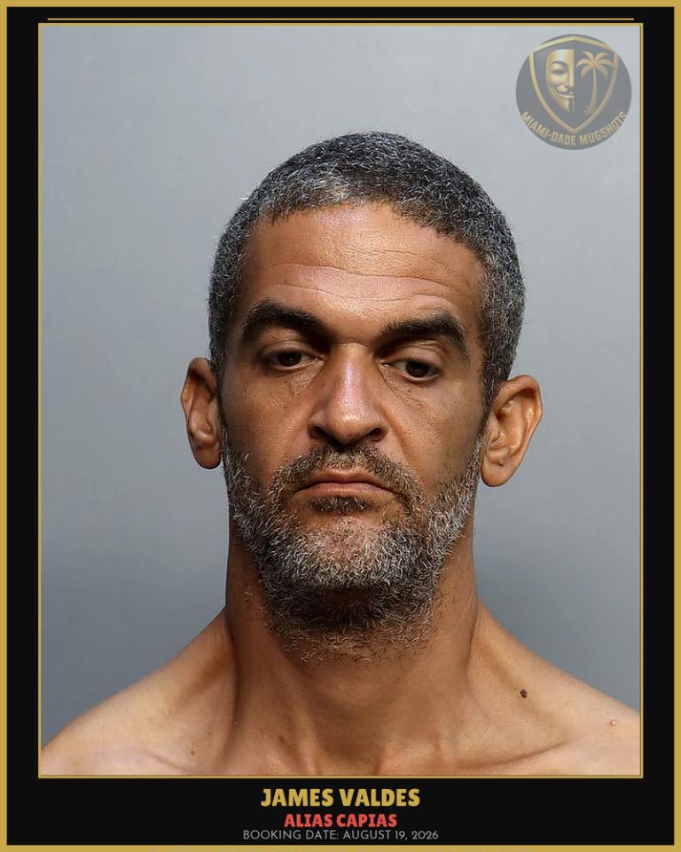 Valdes James Arrested – ALIAS CAPIAS – Miami-Dade County (August 19, 2026)