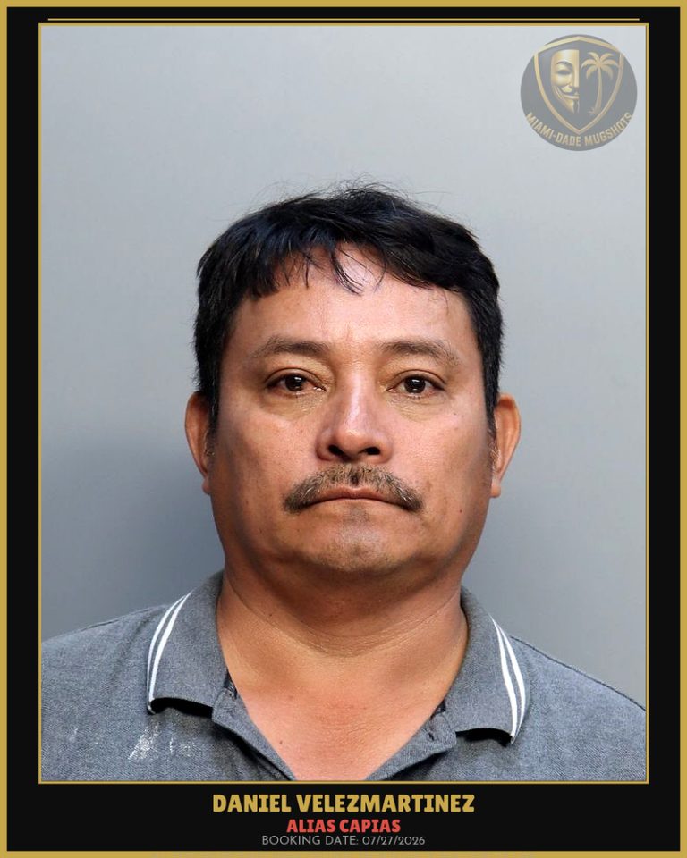Velezmartinez Daniel Arrested – ALIAS CAPIAS – Miami-Dade County (July 27, 2026)