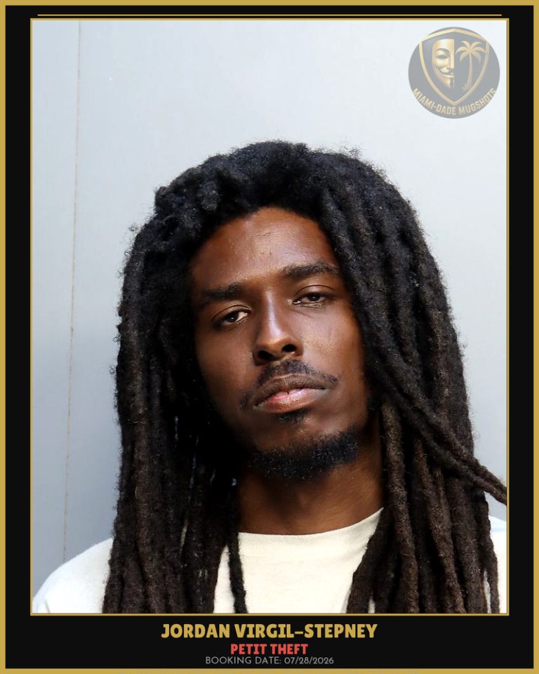 Virgil-Stepney Jordan  Tyler Arrested – PETIT THEFT – Miami-Dade County (July 28, 2026)