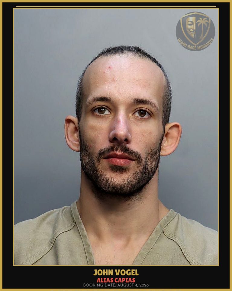 Vogel John  Lucas Arrested – ALIAS CAPIAS – Miami-Dade County (August 4, 2026)