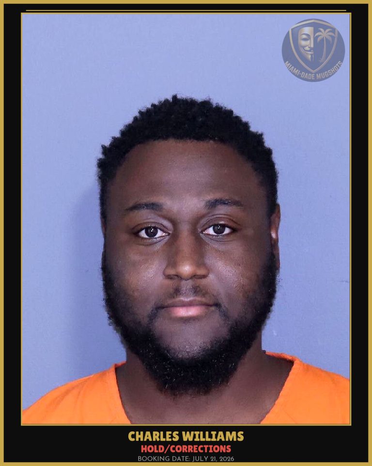 Williams Charles  Alexander Arrested – HOLD/CORRECTIONS – Miami-Dade County (July 21, 2026)