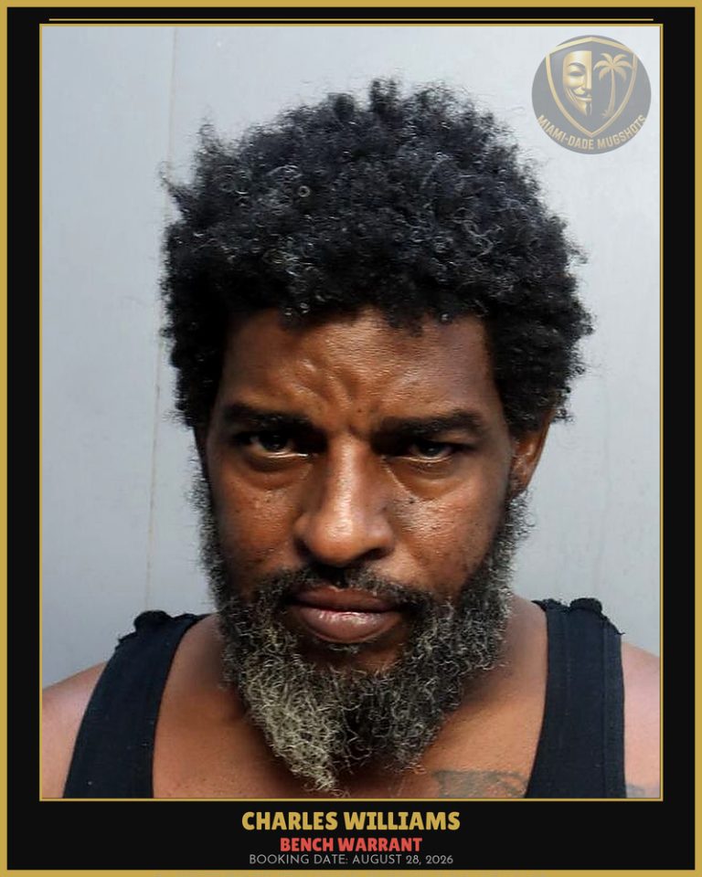 Williams Charles  Kimonti Arrested – BENCH WARRANT – Miami-Dade County (August 28, 2026)
