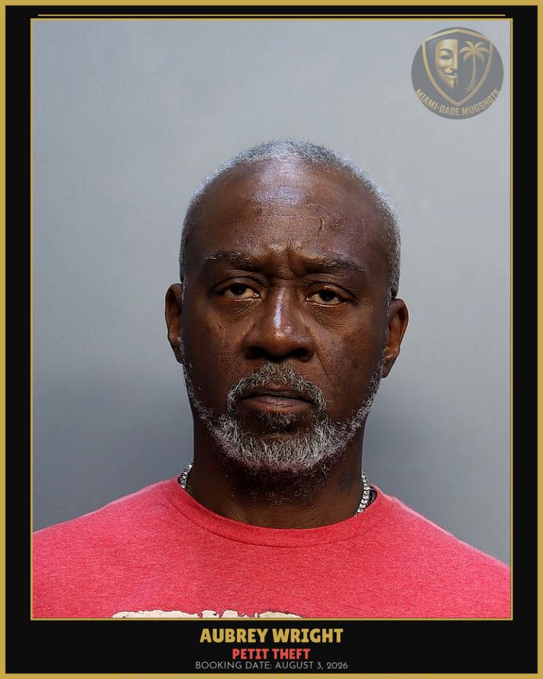 Wright Aubrey Dontay Arrested – PETIT THEFT – Miami-Dade County (August 3, 2026)