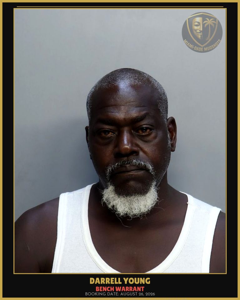 Young Darrell  Louis Arrested – BENCH WARRANT – Miami-Dade County (August 26, 2026)