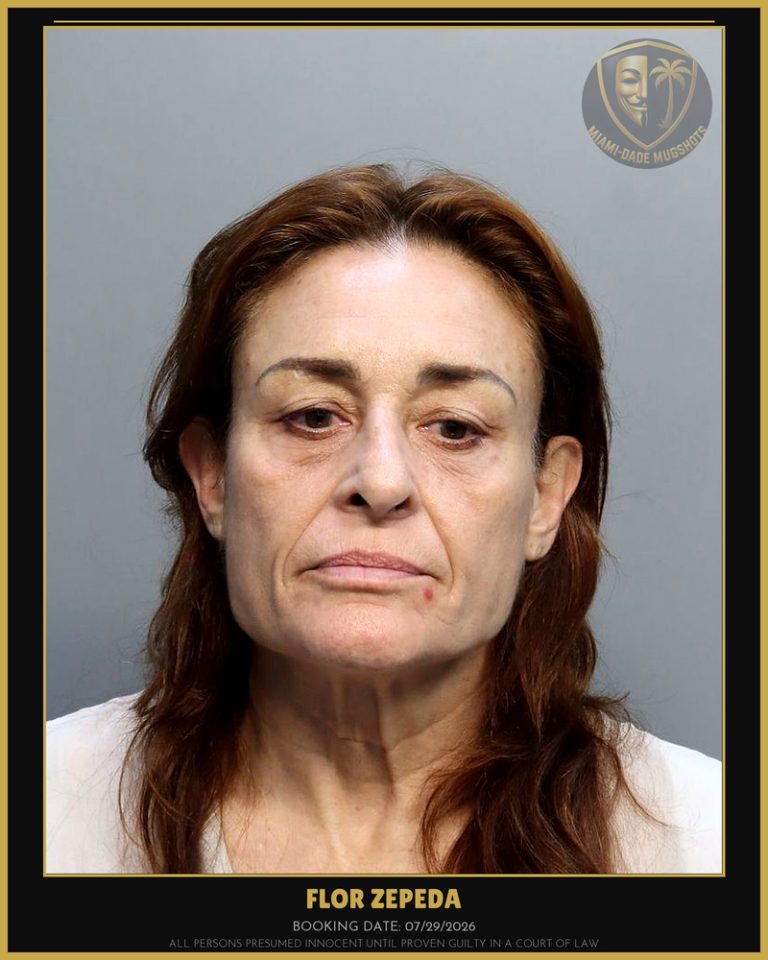 Zepeda Flor Deoro Arrested – Miami-Dade County (July 29, 2026)