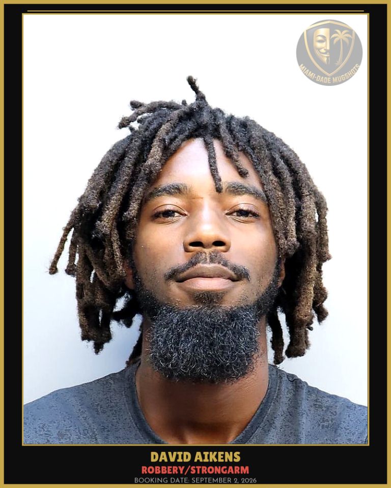 Aikens David  K Arrested – ROBBERY/STRONGARM – Miami-Dade County (September 2, 2026)