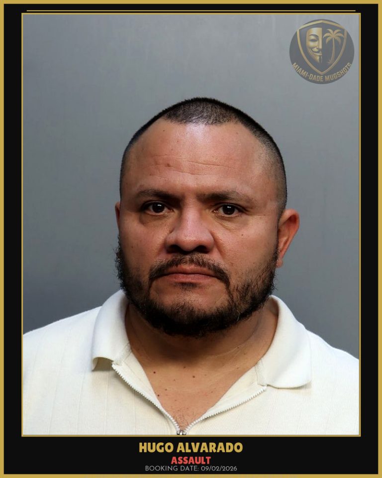 Alvarado Hugo Alfredo Arrested – ASSAULT – Miami-Dade County (Unknown)