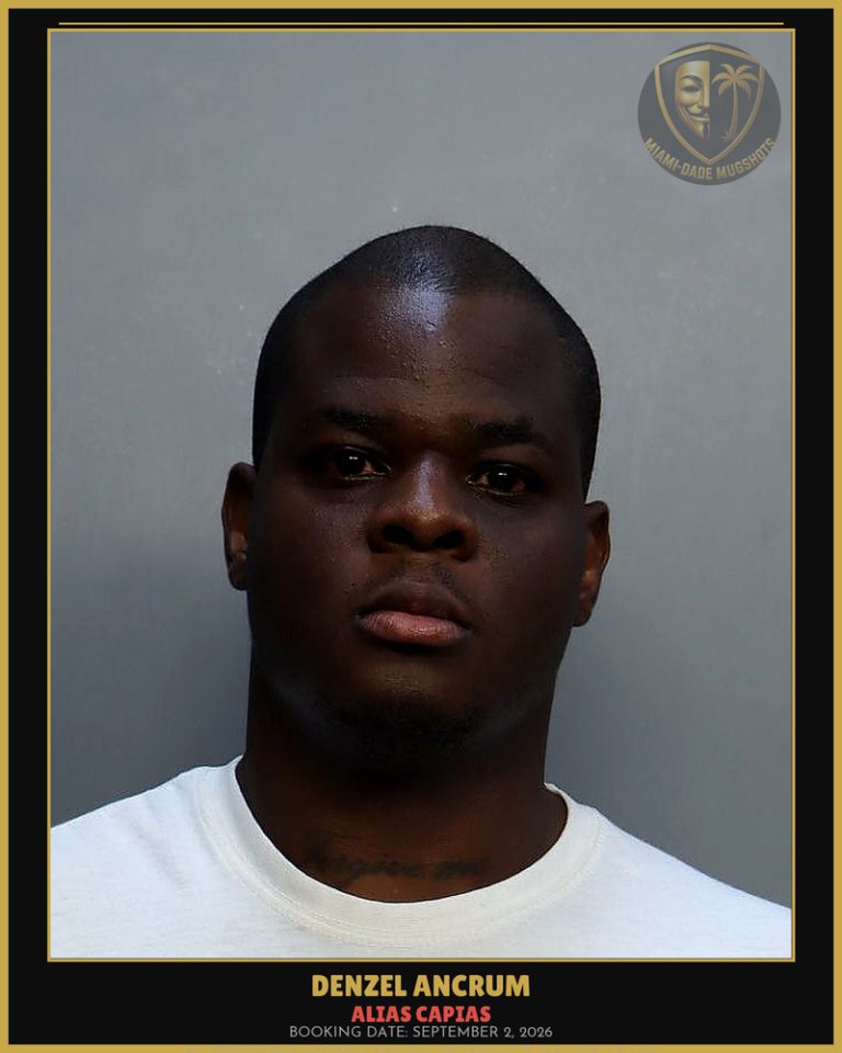 Ancrum Denzel  Leon Arrested – ALIAS CAPIAS – Miami-Dade County (September 2, 2026)