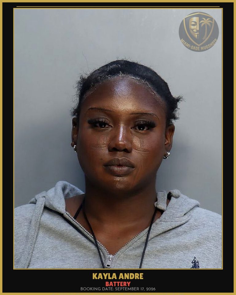 Andre Kayla Arrested – BATTERY – Miami-Dade County (September 17, 2026)