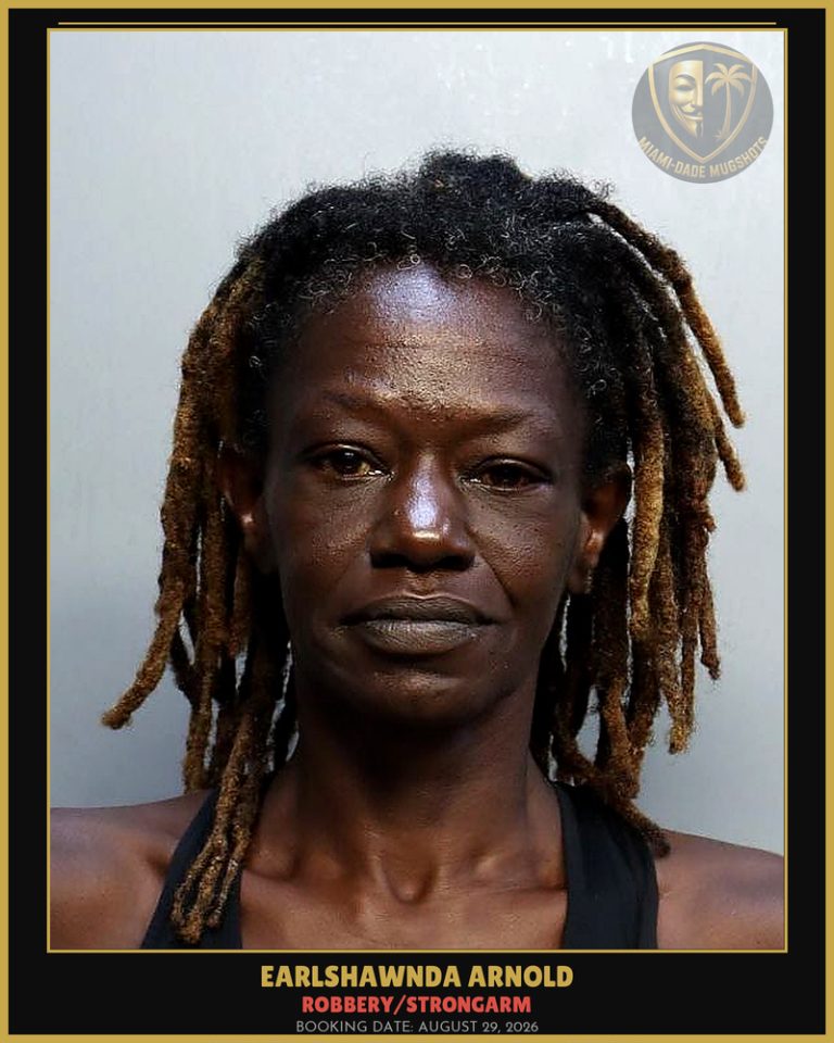 Arnold Earlshawnda Racquel Arrested – ROBBERY/STRONGARM – Miami-Dade County (August 29, 2026)