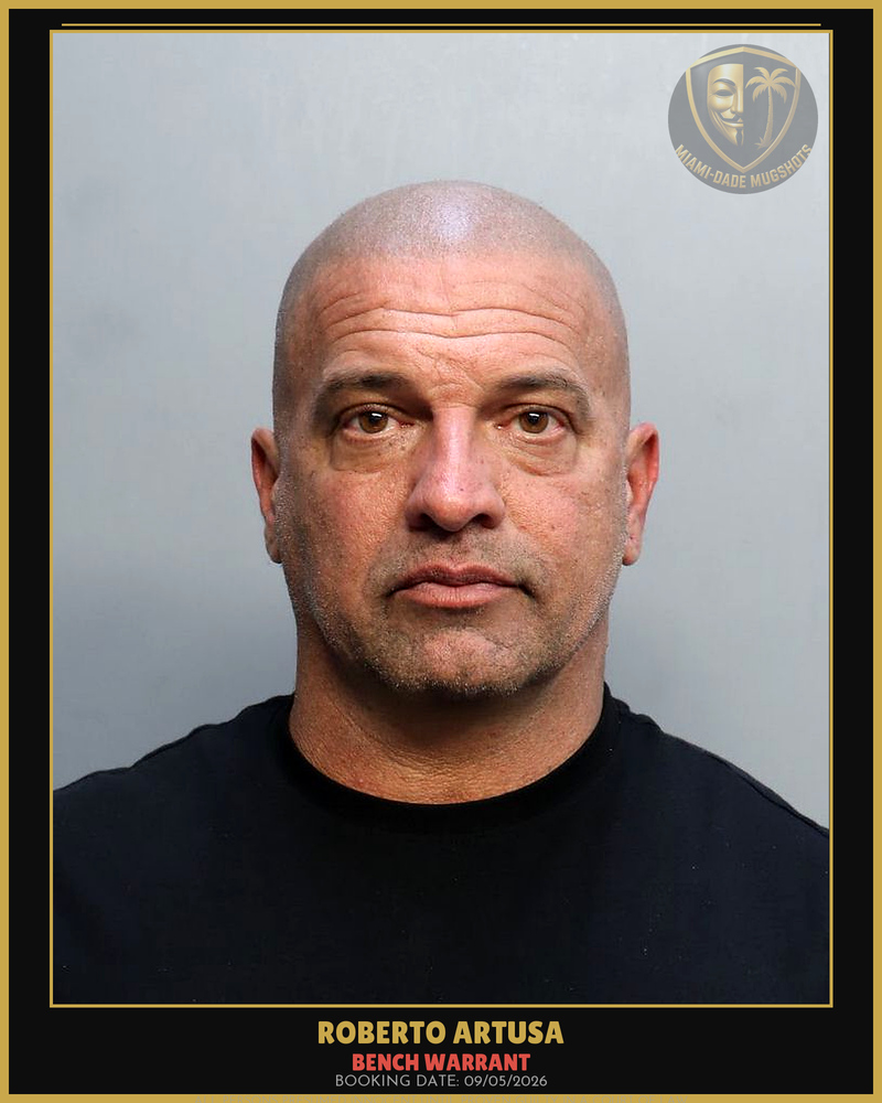 Artusa Roberto Gustavo Arrested – Bench Warrant – Miami-Dade County (Unknown)