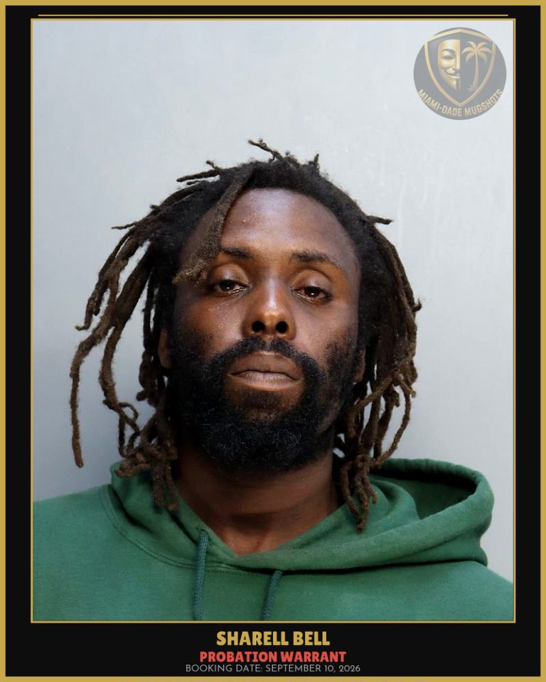 Bell Sharell Alton Arrested – PROBATION WARRANT – Miami-Dade County (September 10, 2026)
