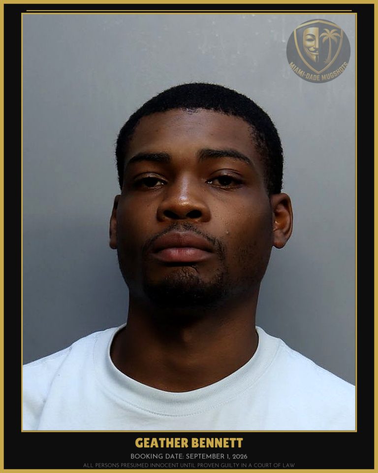 Bennett Geather Arrested – Miami-Dade County (September 1, 2026)