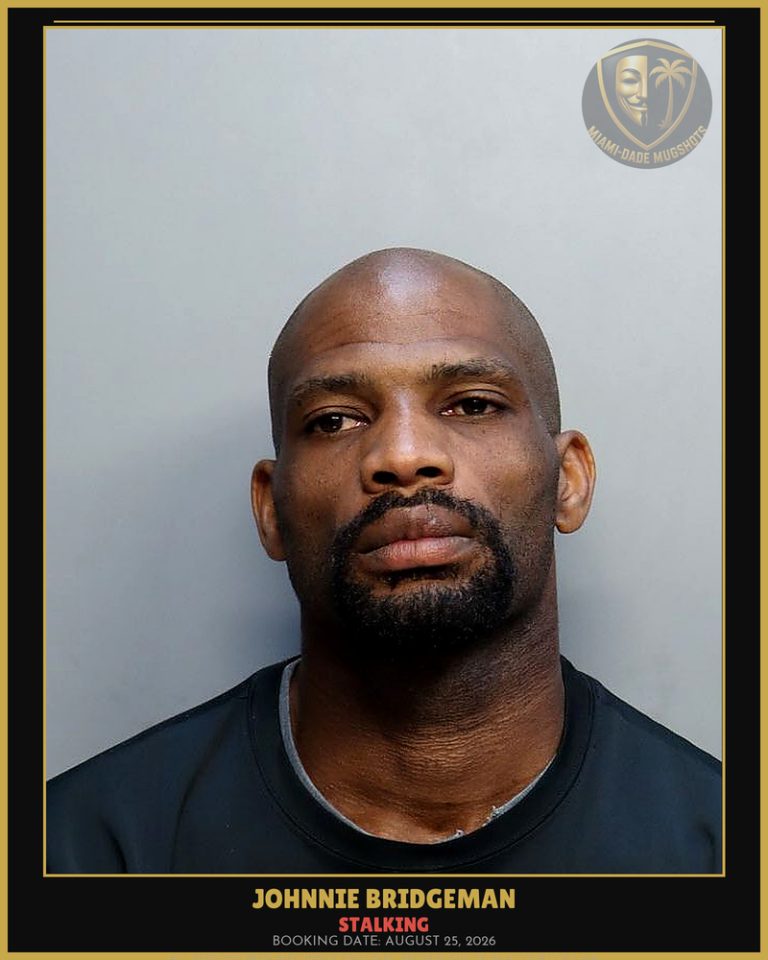 Bridgeman Johnnie Arrested – STALKING – Miami-Dade County (August 25, 2026)