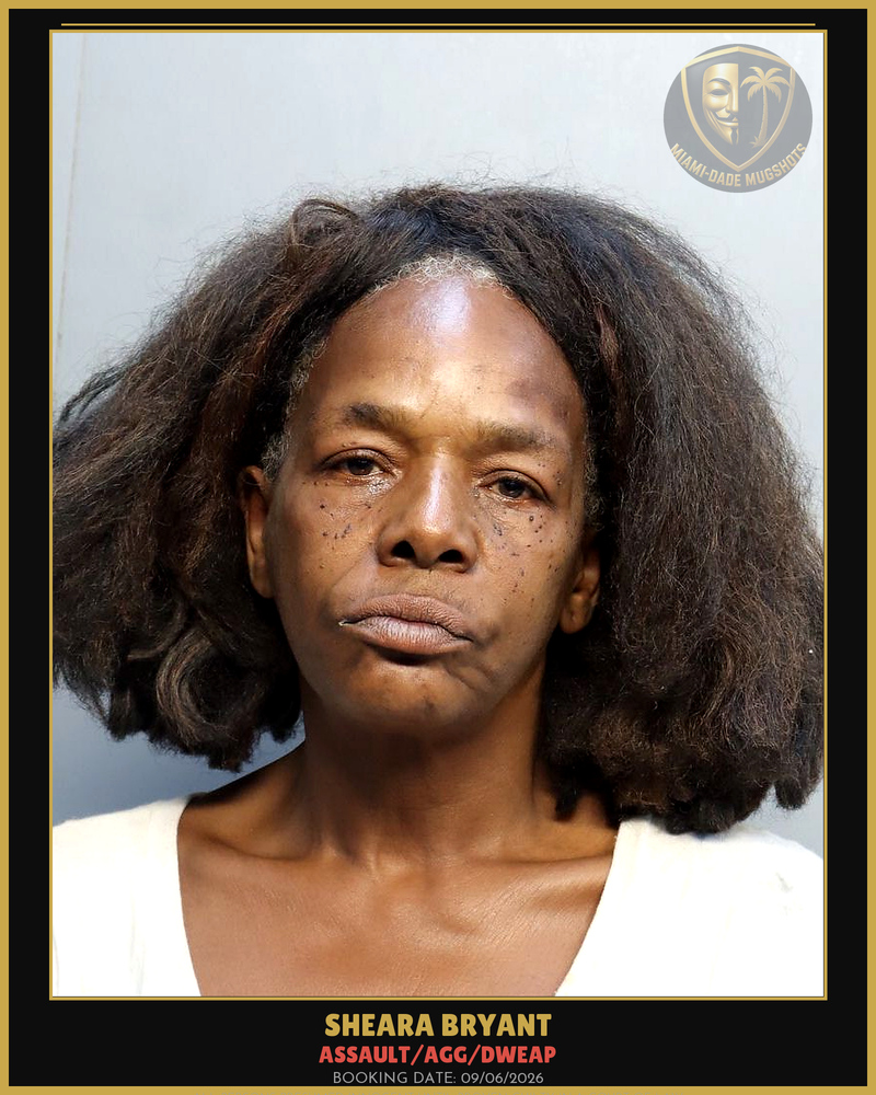 Bryant Sheara  Lee Arrested – Assault/Agg/Dweap – Miami-Dade County (Unknown)