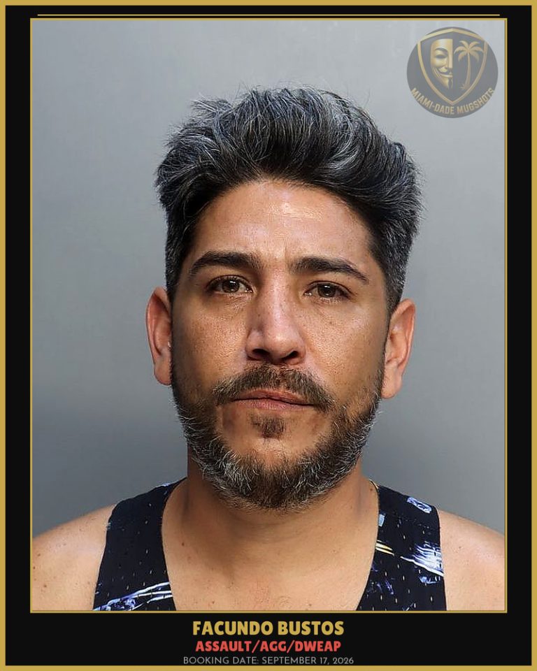 Bustos Facundo Arrested – ASSAULT/AGG/DWEAP – Miami-Dade County (September 17, 2026)