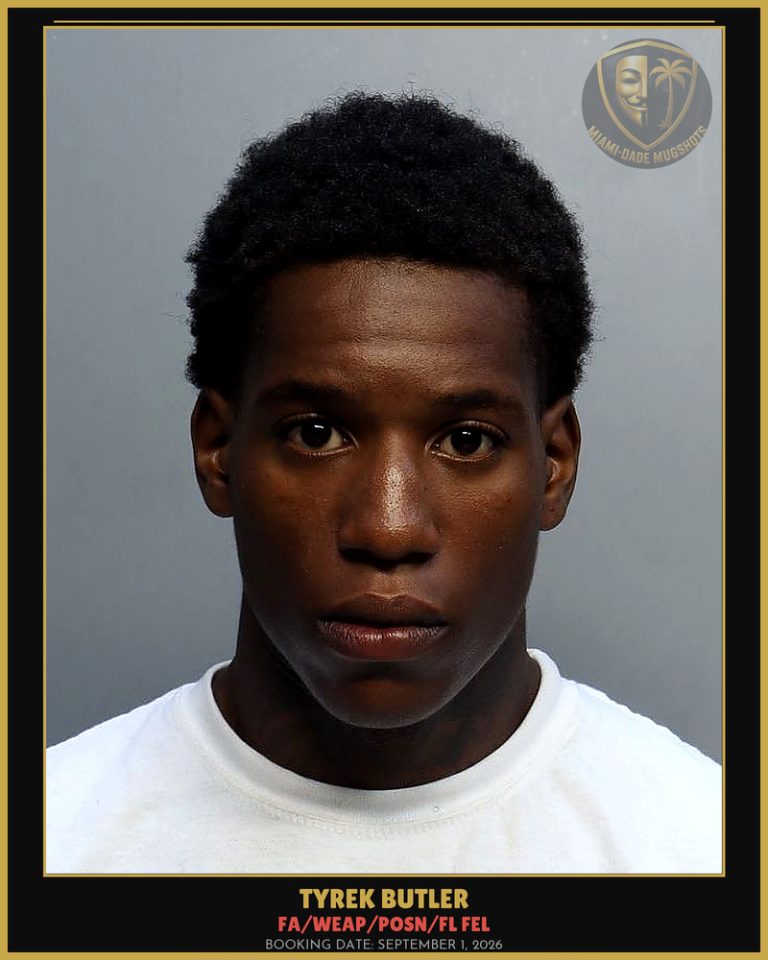 Butler Tyrek Makii Arrested – FA/WEAP/POSN/FL FEL – Miami-Dade County (September 1, 2026)