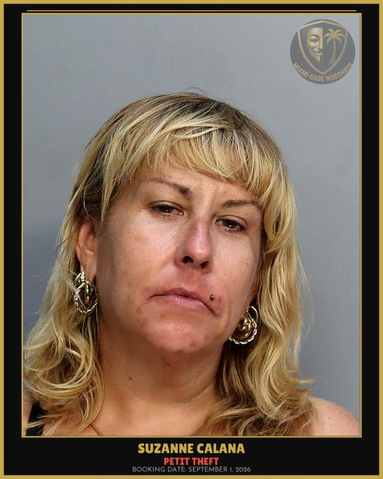Calana Suzanne Bobbie Arrested – PETIT THEFT – Miami-Dade County (September 1, 2026)