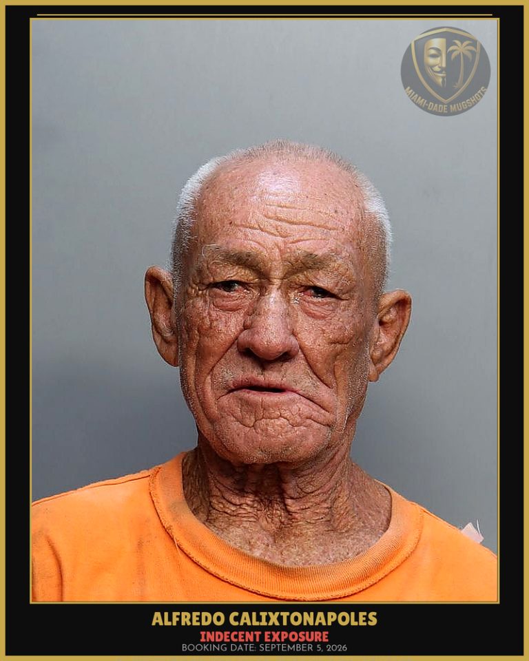 Calixtonapoles Alfredo  Napoles Arrested – INDECENT EXPOSURE – Miami-Dade County (September 5, 2026)
