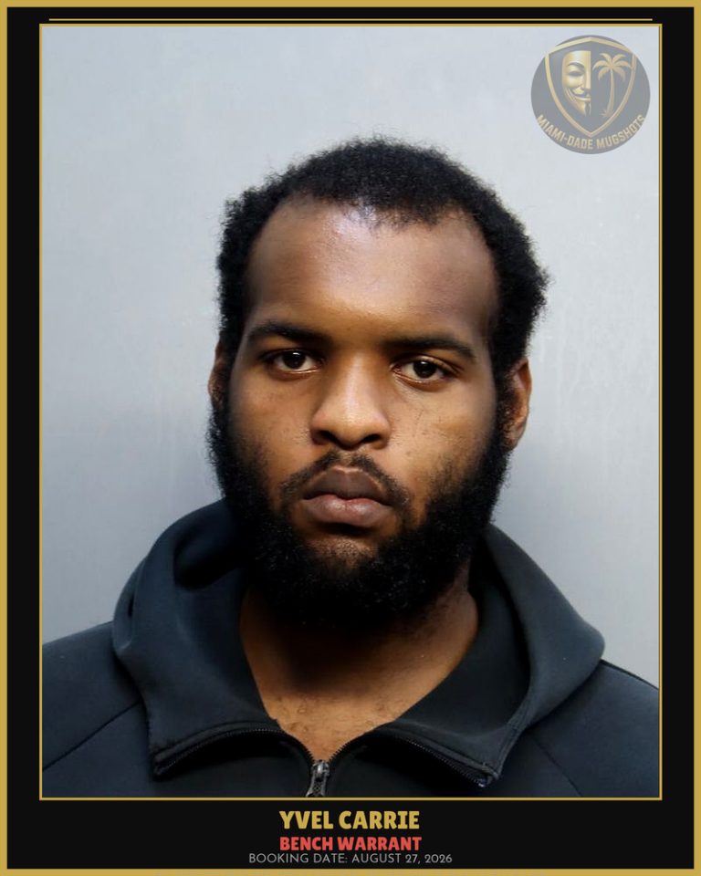Carrie Yvel Eustache Arrested – BENCH WARRANT – Miami-Dade County (August 27, 2026)