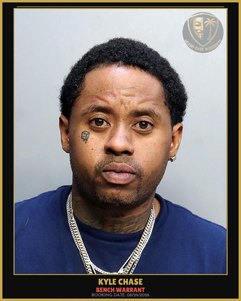 Chase Kyle  D Arrested – BENCH WARRANT – Miami-Dade County (Unknown)