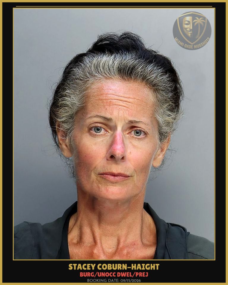 Coburn-Haight Stacey Arrested – BURG/UNOCC DWEL/PREJ – Miami-Dade County (Unknown)