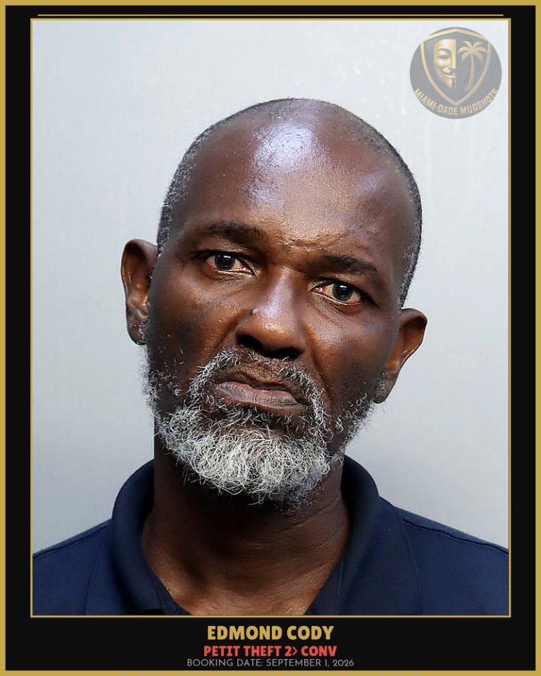 Cody Edmond Howard Arrested – PETIT THEFT 2> CONV – Miami-Dade County (September 1, 2026)