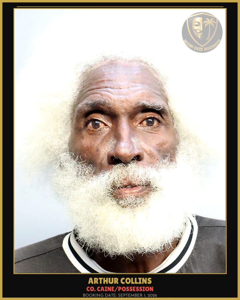 Collins Arthur Lee Arrested – Co. Caine/POSSESSION – Miami-Dade County (September 1, 2026)