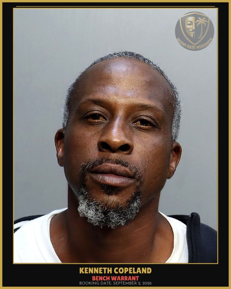 Copeland Kenneth Leroy Arrested – BENCH WARRANT – Miami-Dade County (September 2, 2026)
