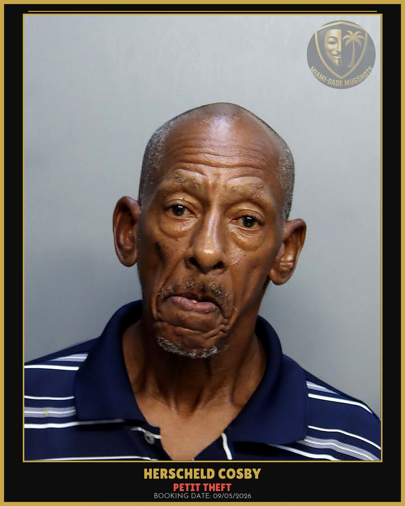 Cosby Herscheld Arrested – Petit Theft – Miami-Dade County (Unknown)