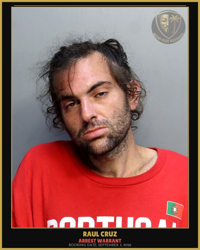 Cruz Raul  Jesus Arrested – ARREST WARRANT – Miami-Dade County (September 3, 2026)