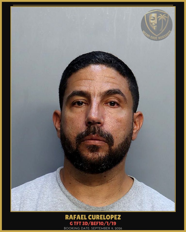 Curelopez Rafael Alfredo Arrested – G TFT 3D/BEF10/1/19 – Miami-Dade County (September 9, 2026)