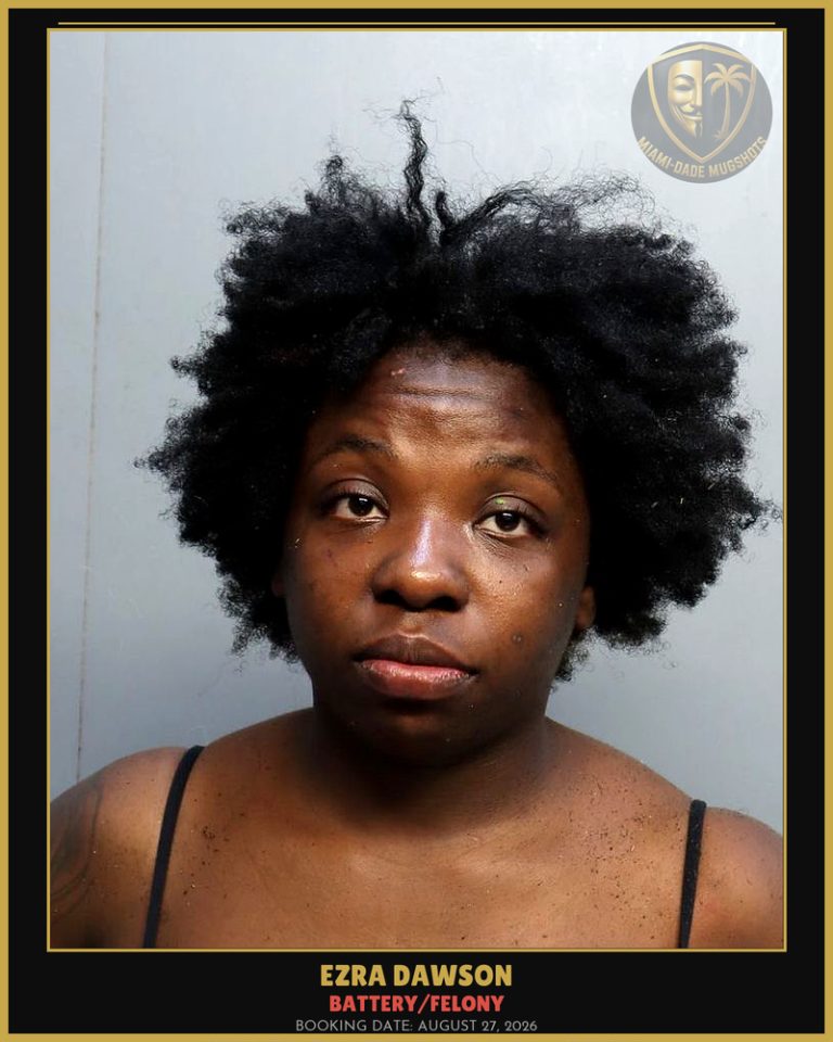 Dawson Ezra Beatrice Arrested – BATTERY/FELONY – Miami-Dade County (August 27, 2026)
