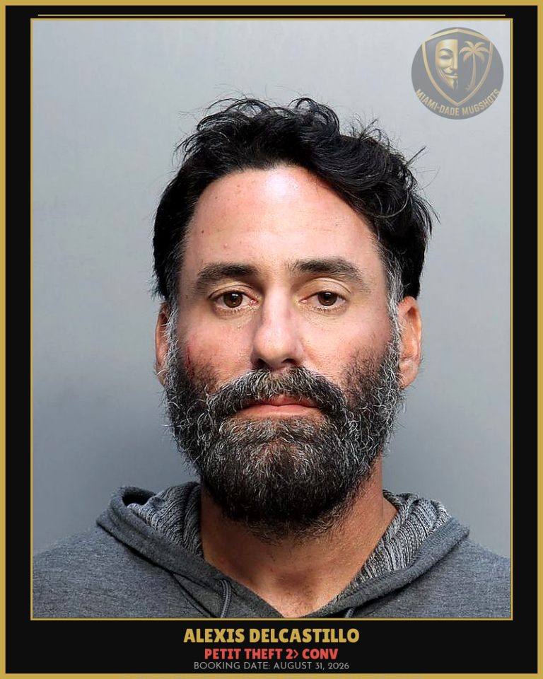 Delcastillo Alexis Arrested – PETIT THEFT 2> CONV – Miami-Dade County (August 31, 2026)