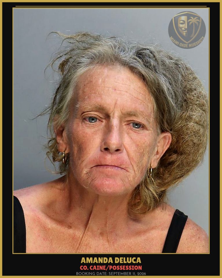 Deluca Amanda  Reeder Arrested – Co. Caine/POSSESSION – Miami-Dade County (September 11, 2026)
