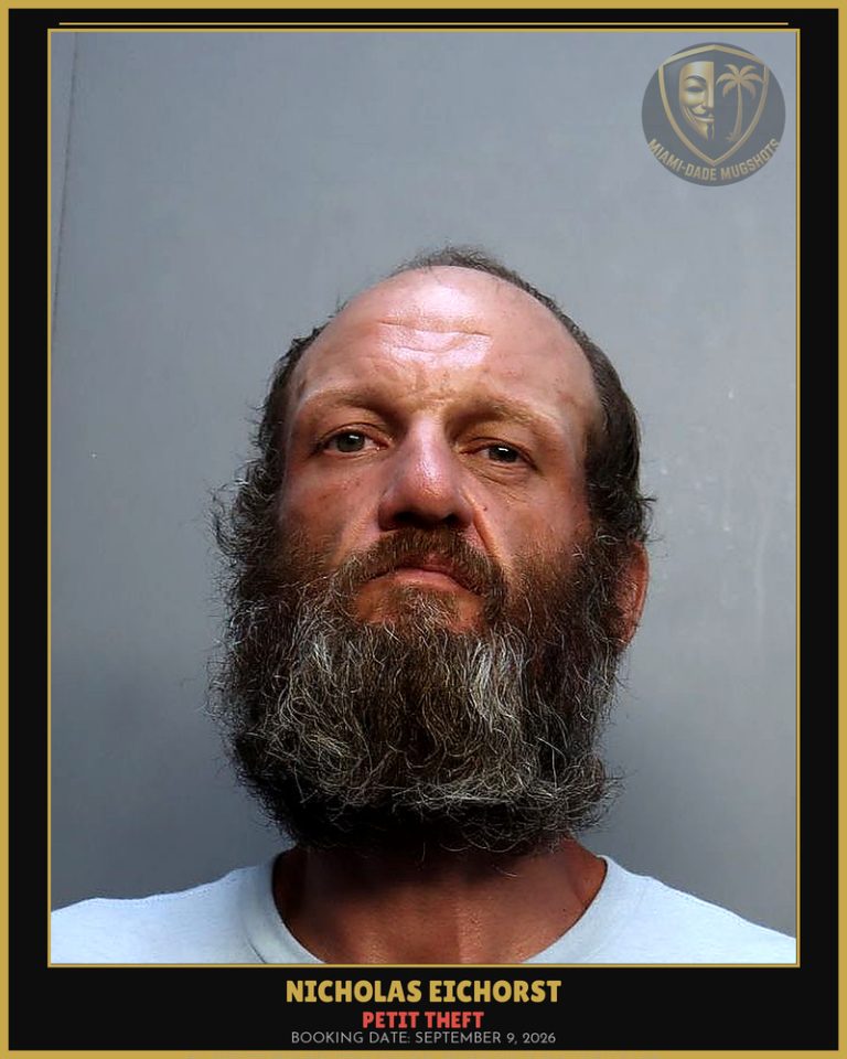 Eichorst Nicholas Arrested – PETIT THEFT – Miami-Dade County (September 9, 2026)